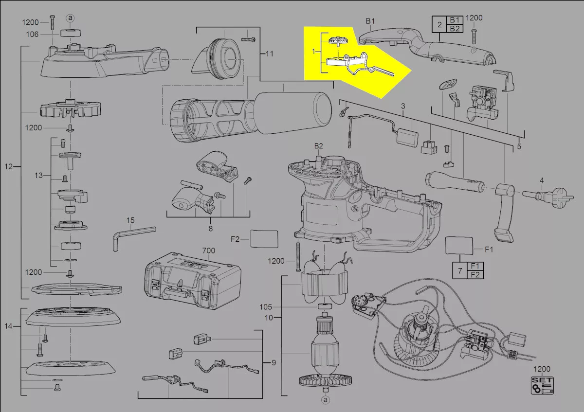 Variateur réf. 4931453466 AEG